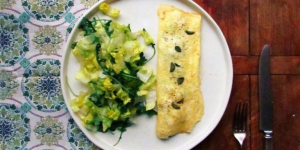 Mushroom and Cheese Omelette