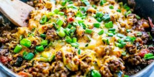 low carb taco skillet