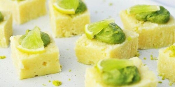 keto coconut lime bars