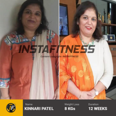 kinnari patel's transformation