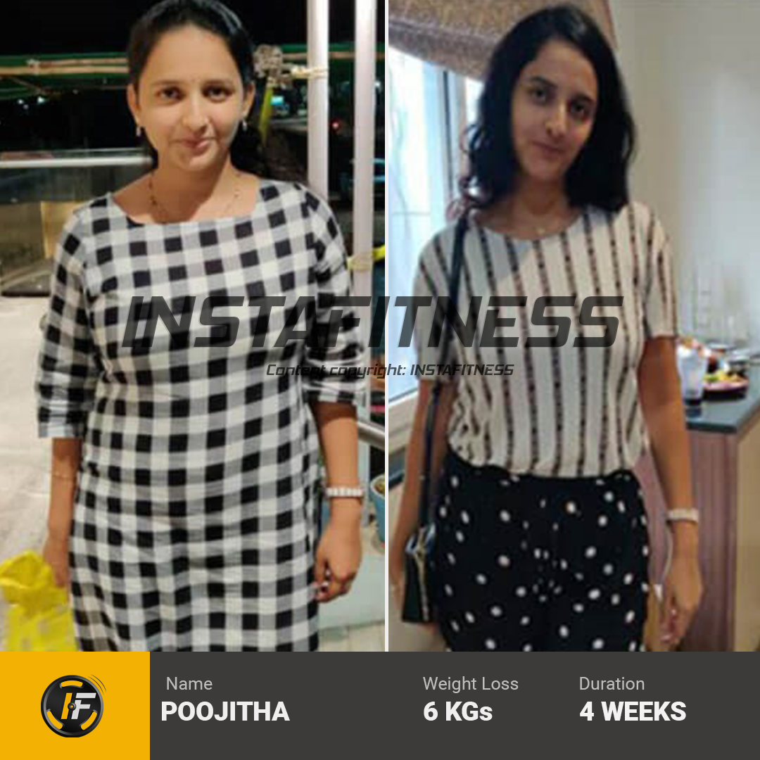 poojitha's transformation