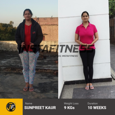 sunpreet kaur's transformation