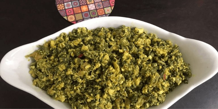 Spinach Bhurji Recipe
