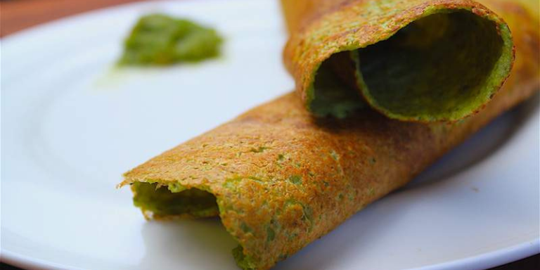Sprout Moong Dal Chilla Recipe